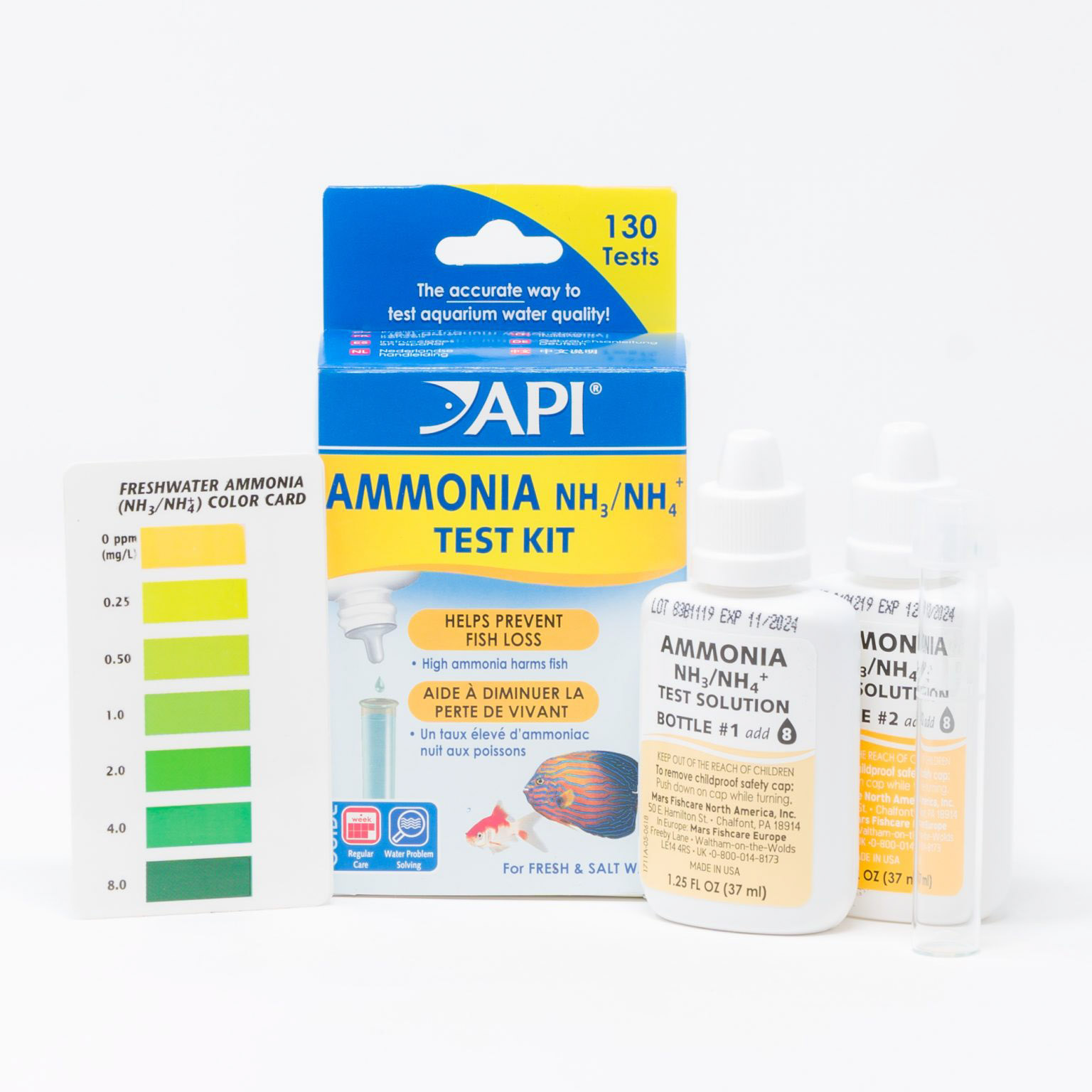 Liquid Test Kit - Ammonia - Sacramento Koi